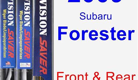 2009 Subaru Forester Wiper Blade Set/Kit (Front & Rear) (3 Blades