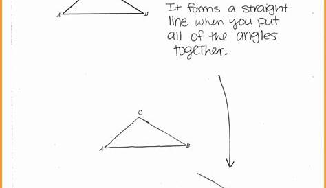 50 Triangle Interior Angles Worksheet Answers