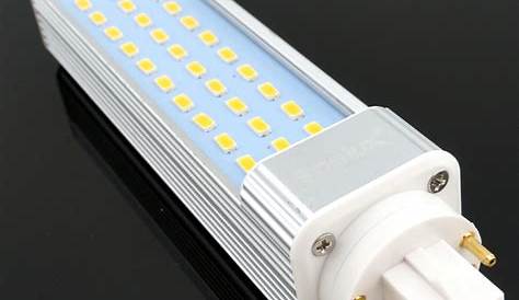 2X LED 4-pin LED GX24Q 4-Pin Base Light Bulb 13W CFL Replacement