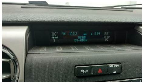 ford f150 radio display screen
