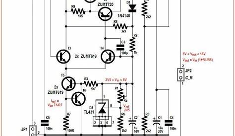 adjustable voltage regulator schematic