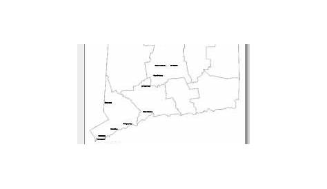 Printable Connecticut Maps | State Outline, County, Cities