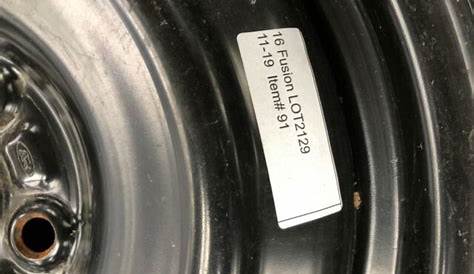 ford fusion spare tire size