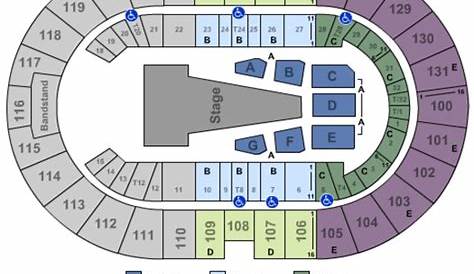 freeman coliseum seating chart concert