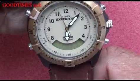 Timex EXPEDITION Battery Replace. - YouTube