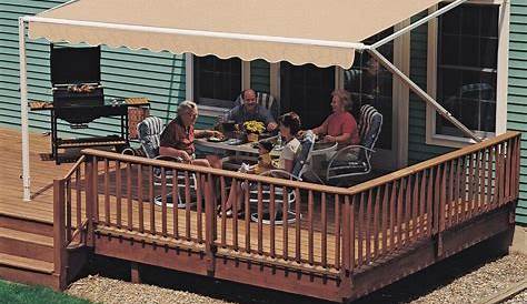 18x9 ft. SunSetter Manual Retractable Awning 900XT Model Outdoor Deck