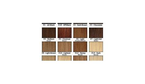 hair color code chart