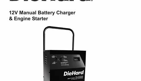 diehard battery charger instructions