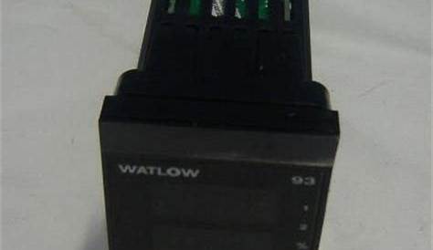watlow series 93 temp controller manual