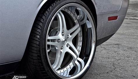 Dodge Challenger custom wheels AC Split 5 22x9.0, ET , tire size 265/35