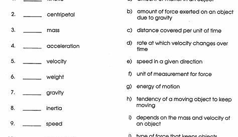 Potential And Kinetic Energy Worksheets Pdf