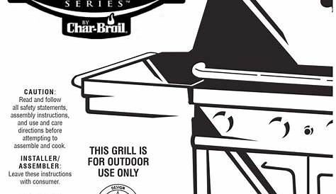char broil grill manual instructions