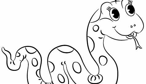 snake coloring pages printable