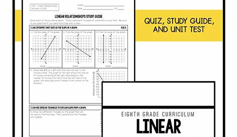 linear relationships worksheet grade 7
