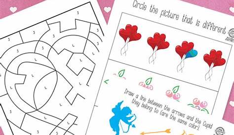 ToddlerActivities : Valentines Day Printables