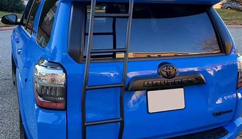 2018 toyota 4runner roof rack with ladder