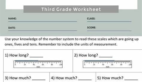 grade 5 measurement worksheet answers