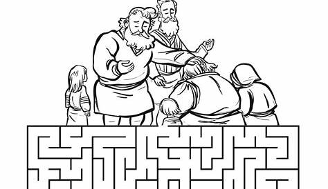 The Missionary Journeys of Paul Bible Mazes: Can your kids find their