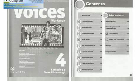 Voices 4 Workbook