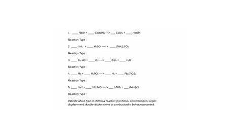 half reactions worksheet