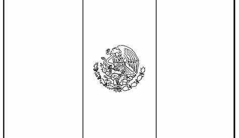 Free Printable Mexican Flag Coloring Page - Mexican Flag Coloring Page