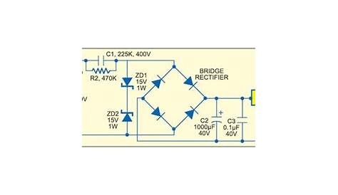 12v power supply circuit without transformer