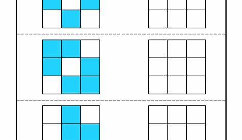 Copy The Colored Blocks – Worksheet #05 - Kidlo.com