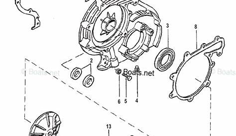 Mercruiser Sterndrive Gas Engines OEM Parts Diagram for FRONT COVER