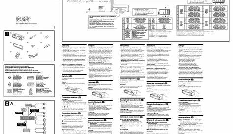 Wiring Diagram Sony Car Stereo Only - Sony Car Stereo Speaker Wiring