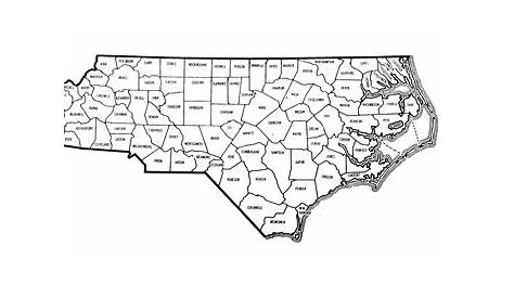 North Carolina County Map - Fotolip
