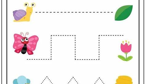 preschool line tracing worksheets pdf