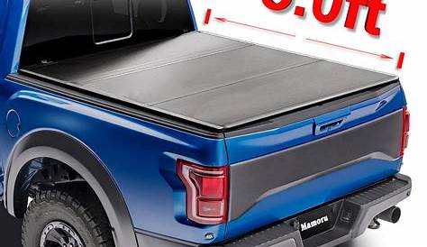 For 2019-2022 Ford Ranger 5ft Truck Bed Cover | Mamoru Hard Tri-Fold Tonneau Cover | Fleetside