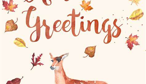 Free Printable Watercolor Wall Art – Autumn Greetings – Live, Love, Simple.