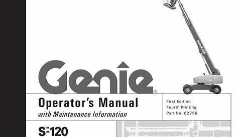 genie model 2024 manual