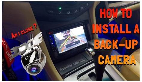 How to Install a Back up Camera in a Honda Accord - YouTube