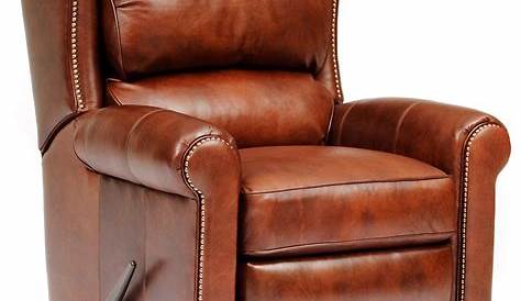 Smith Brothers 720L Casual Leather Swivel Glider Reclining Chair