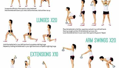 Kettle Bell Routine | Kettlebell workout routines, Kettlebell routines