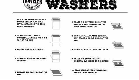official rules for washer toss game