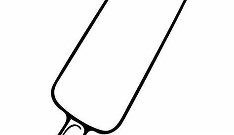 printable popsicle coloring page