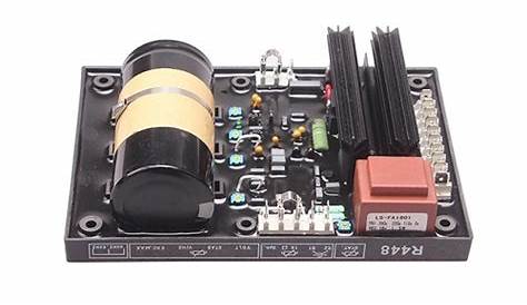 Single Phase Generator AVR Circuit Diagram R448 AVR Card for Diesel