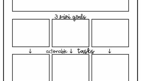 goal worksheets