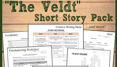 "The Veldt" Short Story Pack | The veldt, Short stories, 7th grade reading