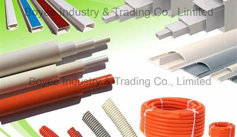 White Wiring Duct / PVC Electric Trunking / PVC Electrical Pipe