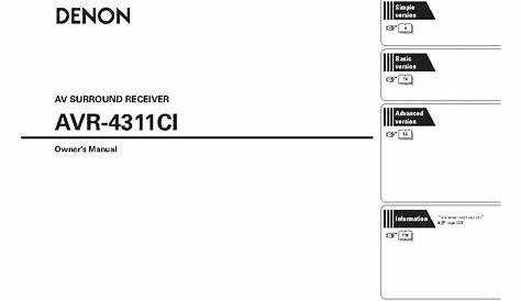 denon avr-x4200w service manual