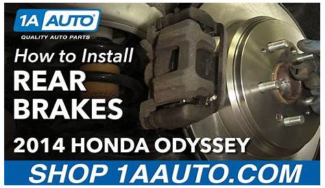 How to Replace Rear Brakes 2011-17 Honda Odyssey | 1A Auto