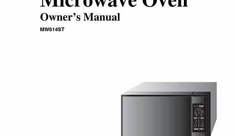 SAMSUNG MW614ST OWNER'S MANUAL Pdf Download | ManualsLib