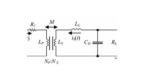 Equivalent circuit of the pulse transformer. | Download Scientific Diagram