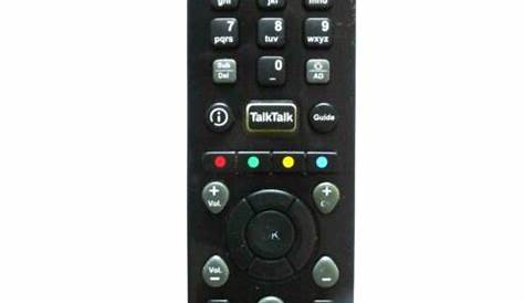 Genuine Original TalkTalk Youview Replacement Remote Control Urc179251
