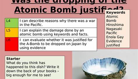 the atomic bomb worksheet answers