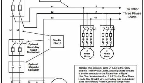 phase converter wiring diagram